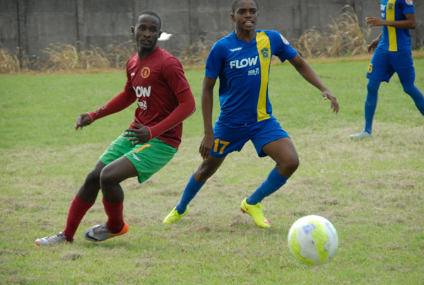 Action from the recently concluded game between Green Island vs. Ruseas Action from the recently concluded game between Green Island vs. Ruseas