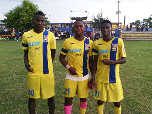 STETHS goal scorers #20 Demar James - 2, #21 Michael Kerr - 3, #11 Shawn Genus - 2 STETHS goal scorers #20 Demar James - 2, #21 Michael Kerr - 3, #11 Shawn Genus - 2
